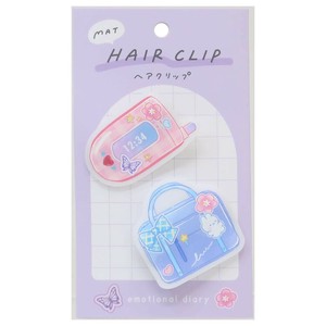 【ヘアアクセサリー】マットヘアクリップ EMOTIONAL DIARY