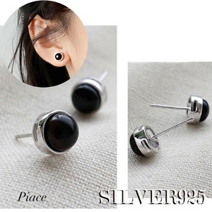 Pierced Earrings Silver Post One size fits all Unisex