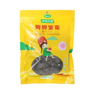 蜜なつめ　棗有所属 阿膠蜜棗 200g（1ケース60袋）