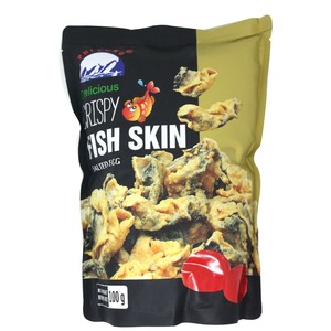クリスピーフィッシュスキン（エッグ）　鹹蛋黄酥脆魚皮（1ケース20袋）