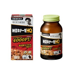 野口医学研究所 納豆キナーゼHQ 120粒 4000FU / サプリメント