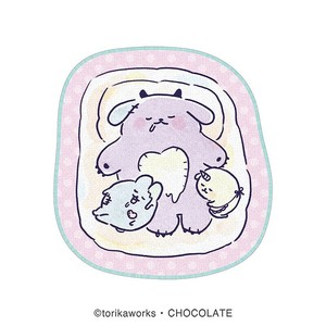 ■2025SS　新作■　ポポカ　ダイカットミニタオル