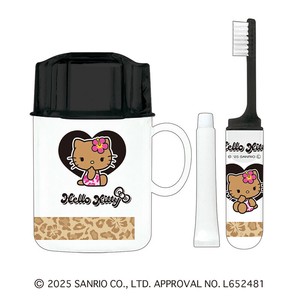 立てられるハミガキセット サンリオ 日焼けキティ