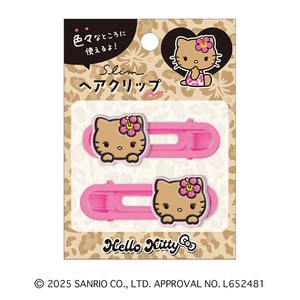 スリムヘアクリップ サンリオ 日焼けキティ