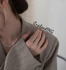 ＜SALE＞激安セール 花の指輪 シンプル オープンリング デイジー ファッション 指輪 人差し指リング
