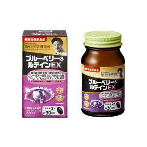 野口医学研究所 ブルーベリー＆ルテインEX 60粒 / サプリメント