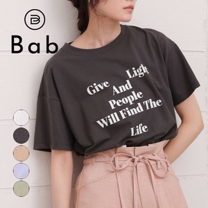 【2025新作】ドライタッチロゴTシャツ◇綿を含むさらっとした生地で夏場も快適