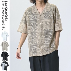 Button Shirt Short Sleeve Shirt Loose Size