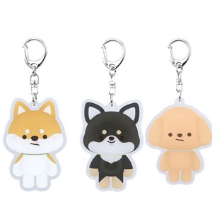 アクリルキーホルダー ZAKH2 柴犬 チワワ【スケーター】