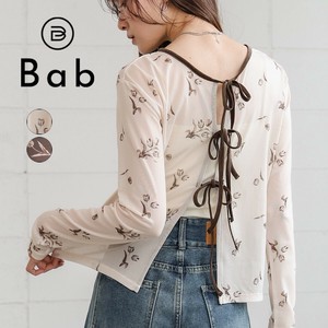 Cardigan Design Front/Rear 2-way Floral Pattern