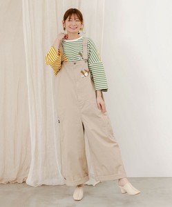 クマのおちり刺繍サロペット