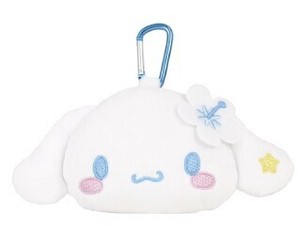 8月入荷新商品 サンリオキャラクターズカラビナ付きぬいぐるみファスナーマスコット　Y2K／シナモロール
