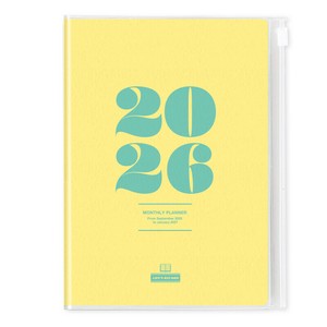Planner/Diary Yellow Schedule Made in Japan