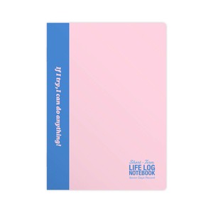 笔记本 A6 粉色 LIFE 日本制造