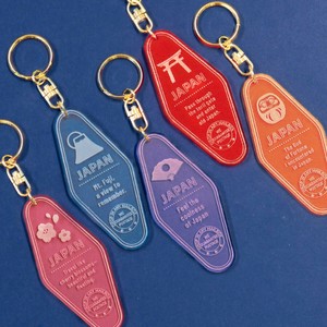 【アクリルキーホルダー】 モーテル キーホルダー ジャパン シリーズ 蛍光カラー 全5色 日本製