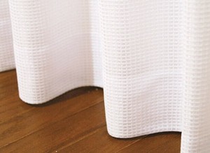日本製レースカーテン「ワープ」　シンプル