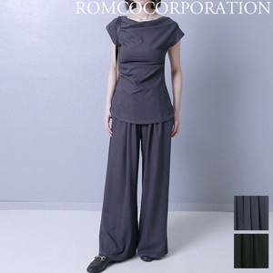 Jumpsuit/Romper French Sleeve Easy Pants Set of 2 [2025 NEW]