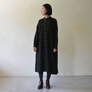Pre-order Casual Dress Stand-up Collar Cotton Fair Trade