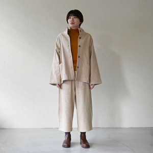 【25年秋冬新作】＜フェアトレード＞手織ラグランミドルコート