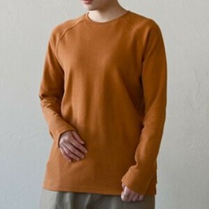 【25年秋冬予約】＜フェアトレード＞オーガニックコットンロングスリーブトップ