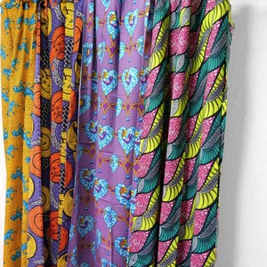 【再入荷】アフリカンプリントドアカーテン 100cm×180cm