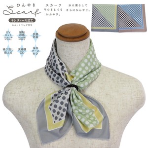 Thin Scarf UV Protection Polka Dot Cool Touch S/S