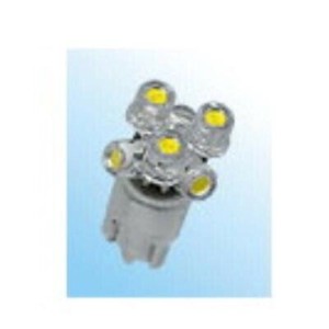 M&Hマツシマ (1個)12v ウエッジ中 ホワイト 6LED ワイドビーム L806 WH