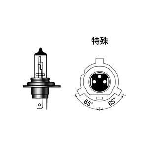 M&Hマツシマ　ハロゲンバルブ(1個入)  H4R1  12v 45/45w  S2イエローヴィーナス  130 VN