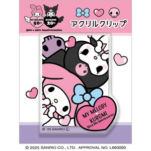 アクリルクリップ マイメロディ×クロミ サンリオキャラクターズ