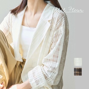 Jacket Sheer Check [S/S NEW]