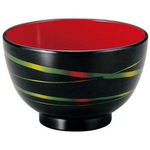 福井クラフト TA 3.5無地汁椀 黒華連 31000770