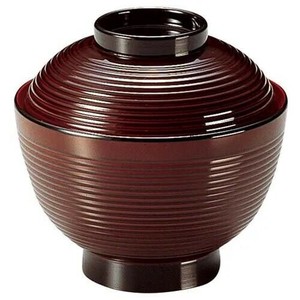 福井クラフト　TA3.6寸千筋高仙才椀 溜 32601210