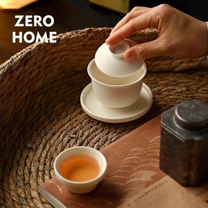 小茶 陶磁器 三才蓋碗 カンフー ほうじ茶碗 茶器100 ml