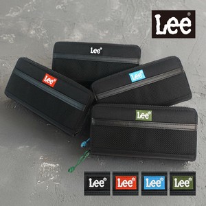 リー Lee 長財布 財布 0520698 ボックスロゴ刺繍 ラウンドジップ アウトドア カジュアル ジーンズ