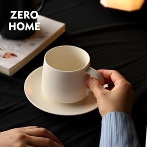 フラワーカップ セラミック コーヒーカップ 皿 セット 300 ml
