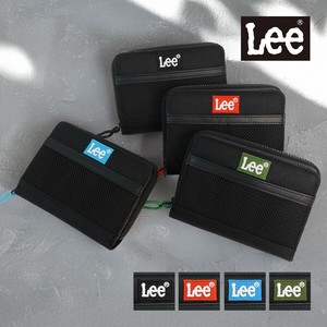 リー Lee 折財布 0520699 二つ折り財布 ボックスロゴ刺繍 ラウンドジップ アウトドア カジュアル ジーンズ