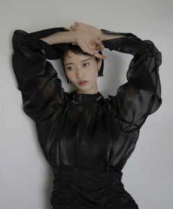 衬衫 透明纱 衬衫