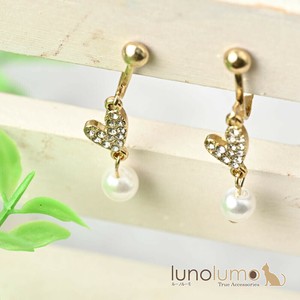 Clip-On Earrings Pearl Earrings Ladies fashion Sparkle Presents Rhinestone