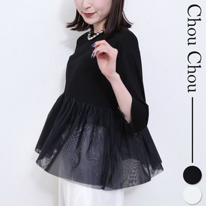 七分袖 切替 Tシャツ 2025人気  chouchou東京