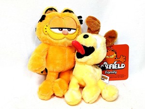 GARFIELD＆ODIEのヌイグルミキーホルダー【ガーフィールド プラッシュキーチェーン】