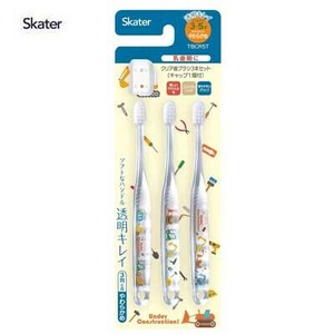 Toothbrush Skater Soft Clear