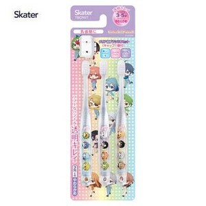 Toothbrush Colorful Skater Soft Clear