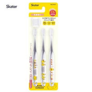 Toothbrush Skater Soft Clear