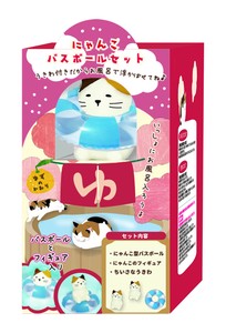 【予約販売】ディスプレーボックス付き　お風呂で楽しく　バスボール　にゃんこバスボール