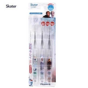 Toothbrush Skater Frozen Clear 3-pcs set