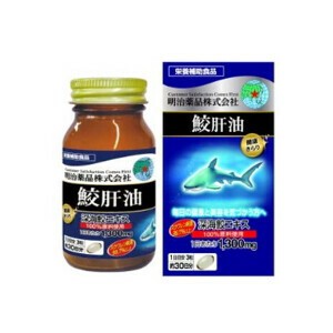 明治薬品 健康きらり 鮫肝油 90粒 30日分 / サプリメント