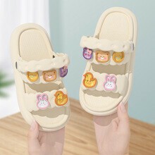 【最新作KIDS'】キッズアップリケが可愛いサンダル