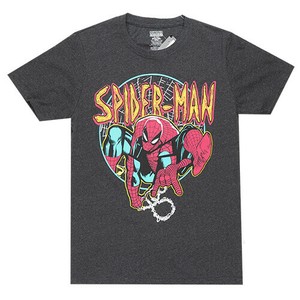 【アメリカン キャラクター】Tシャツ SPIDER-MAN STI-TS-4MSS90050FD チャコール