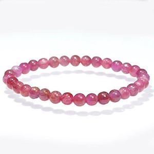 天然ルビー 約5mm Ruby ブレスレット コランダム 紅玉【FOREST 天然石 パワーストーン】