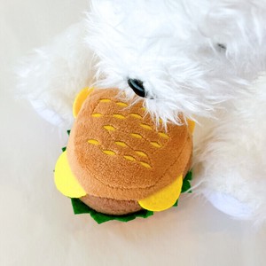 【ペット用おもちゃ】ハンバーガー型ペットおもちゃ
